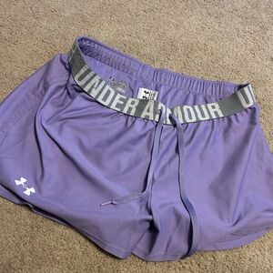 Purple under armor short large